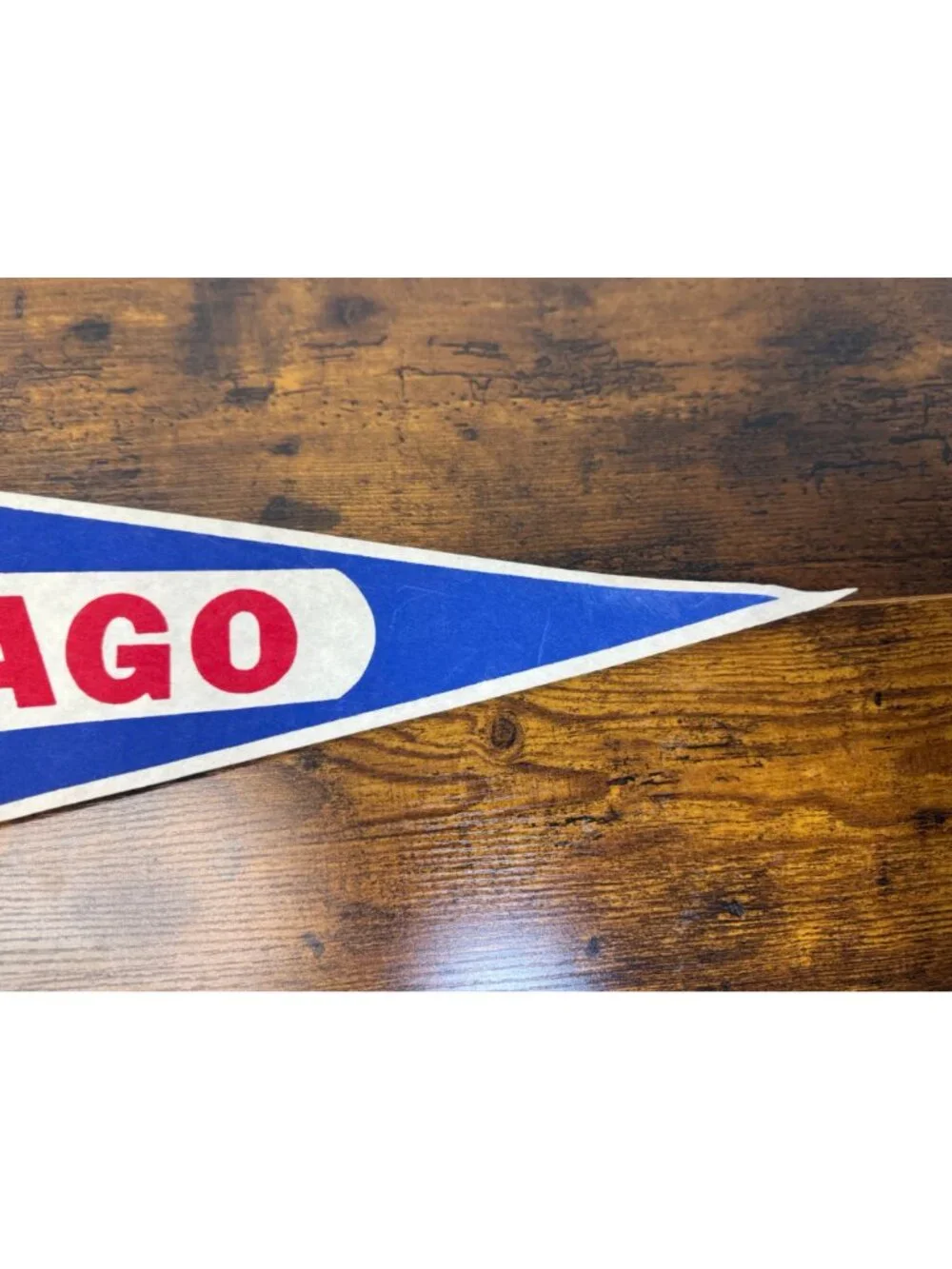 Chicago Cubs MLB Vintage Felt Pennant Flag Sports Memorabilia 30 inches